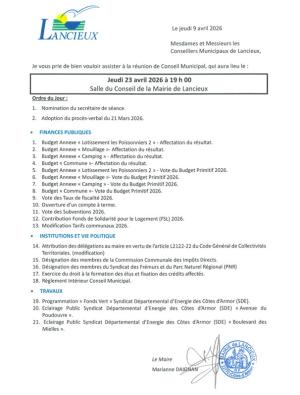 Conseil du 23.04.26